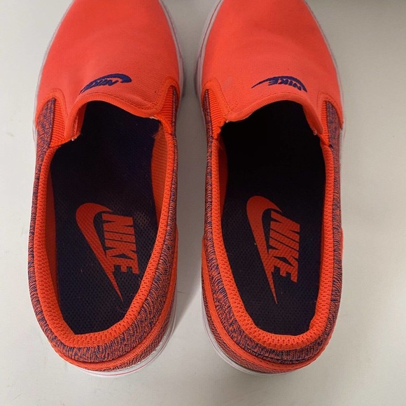 Nike Womens Toki Slip On Canvas Shoe Pink Sz 7.5 Loafer Casual - Picture 8 of 10